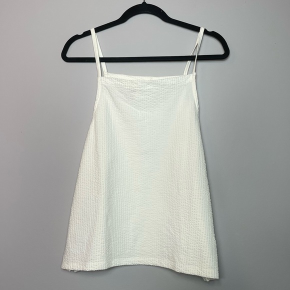 Madewell seersucker apron tank XL - Picture 2 of 6